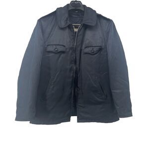 Blauer‎ Jacket Mens 44R Blue Security Heavy Removable Thermo Lining Bomber *READ